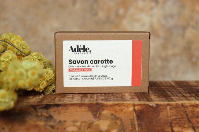 Savon au macérât de carotte